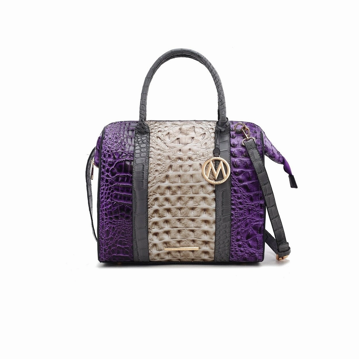 Mkfcollection Ember Shoulder Bag Vegan Leather Designer Handbag