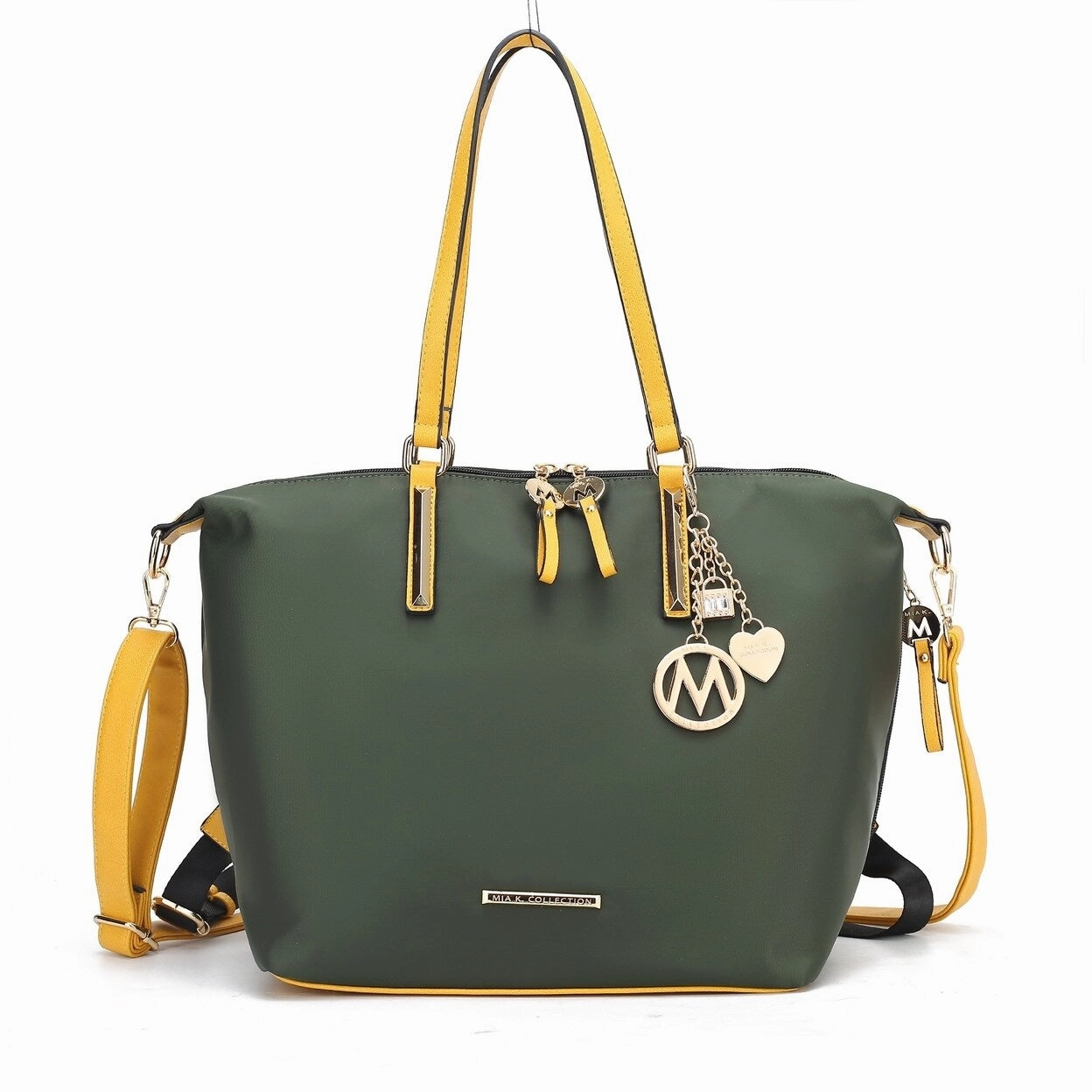 Mkfcollection Layla Convertible Weekender Vegan Leather Designer Handbag