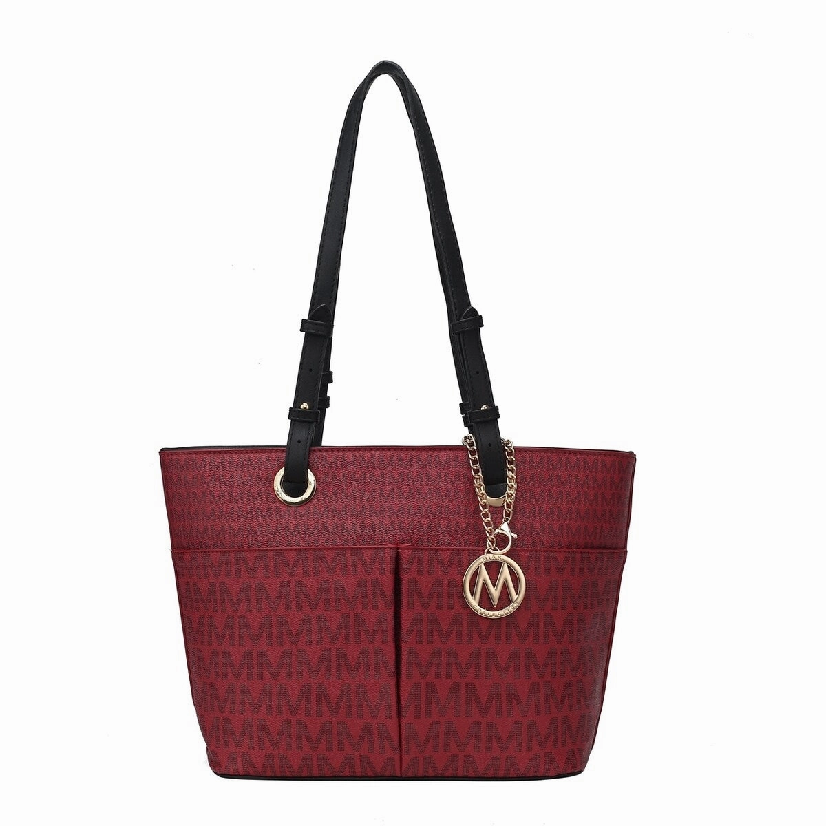 Mkfcollection Lori Signature Tote Bag Vegan Leather Designer Handbag