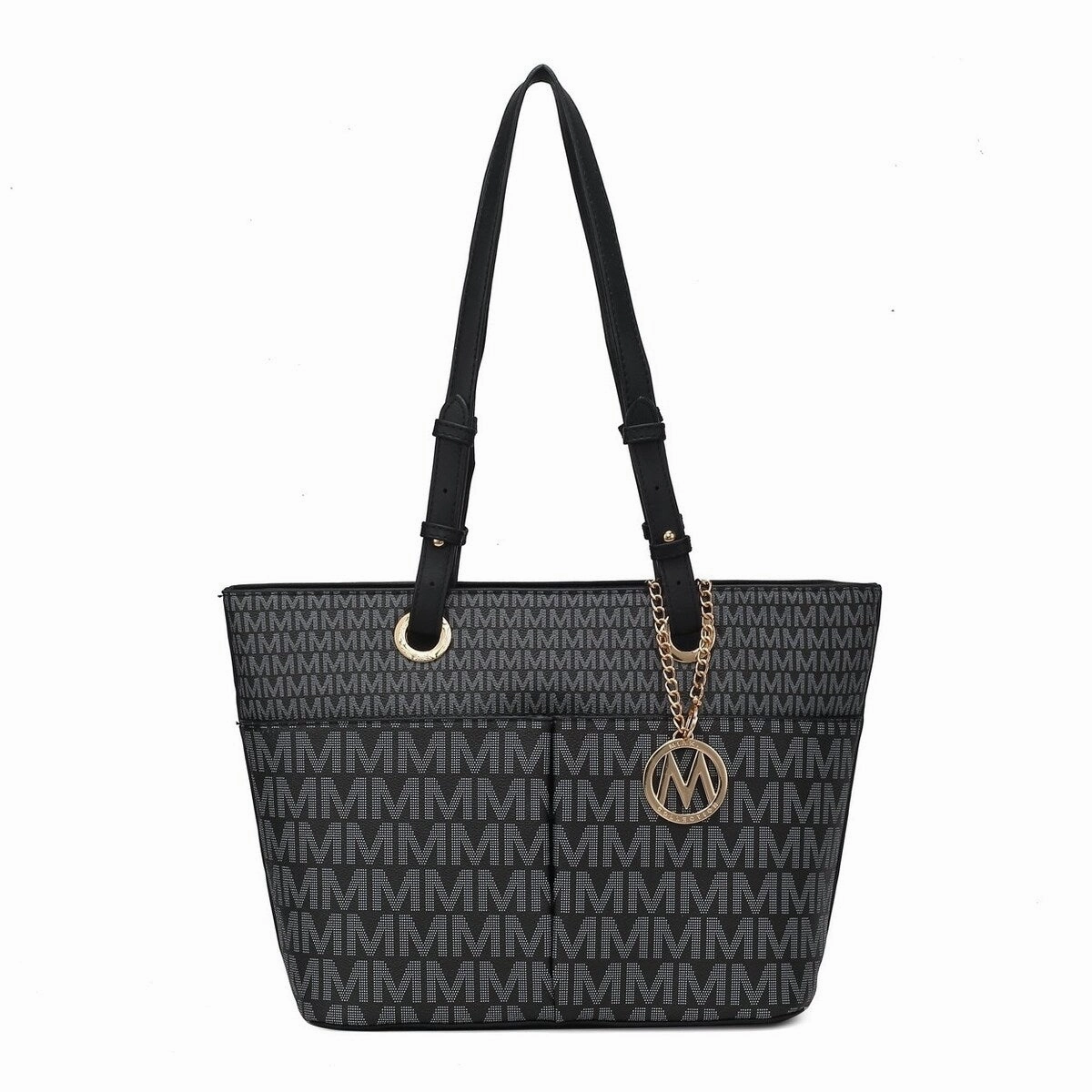 Mkfcollection Lori Signature Tote Bag Vegan Leather Designer Handbag