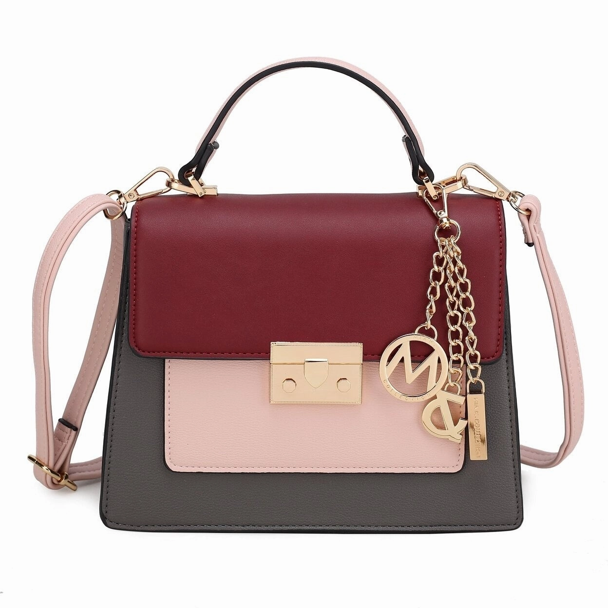 Mkfcollection Quinzel Shoulder Bag Vegan Leather Designer Handbag