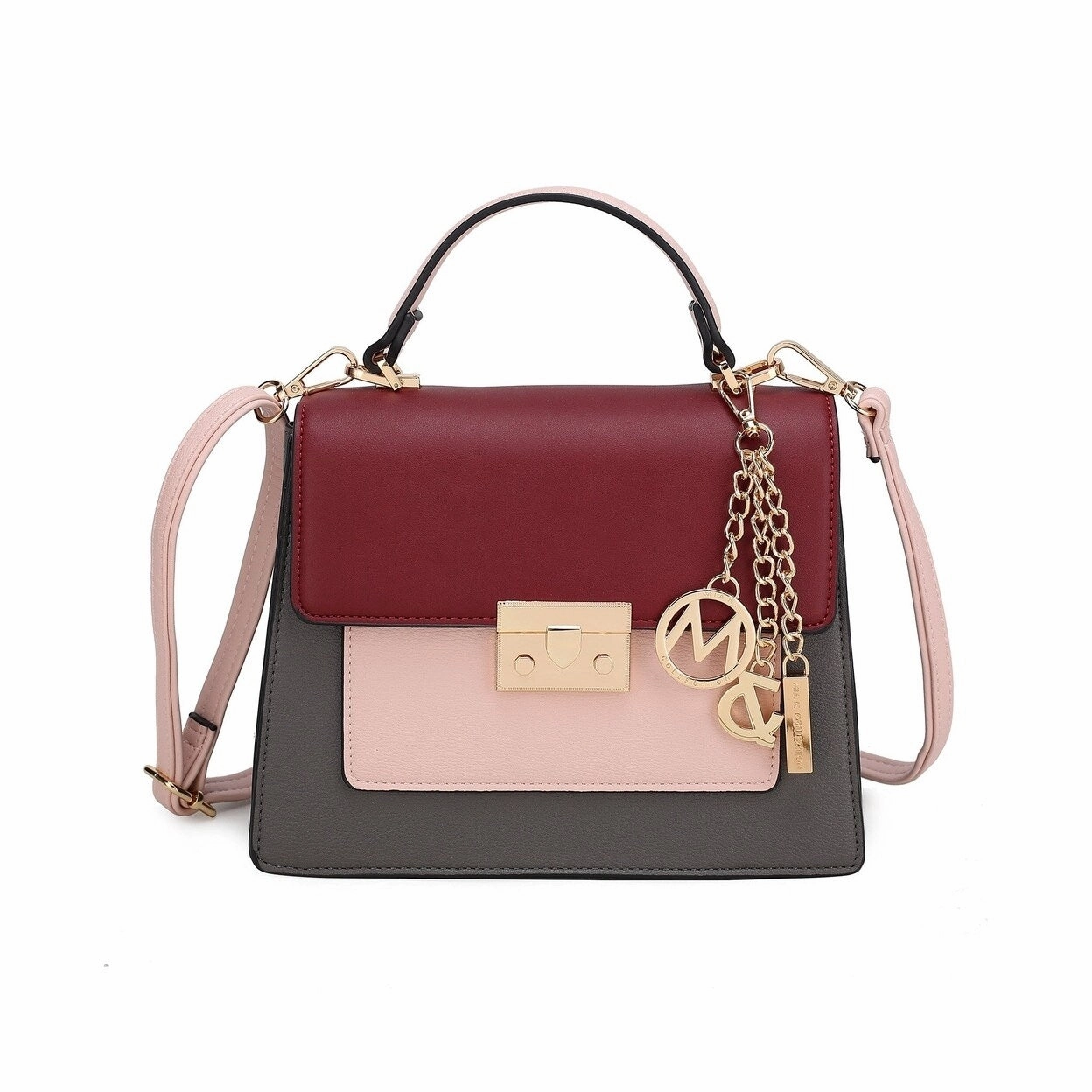 Mkfcollection Quinzel Shoulder Bag Vegan Leather Designer Handbag