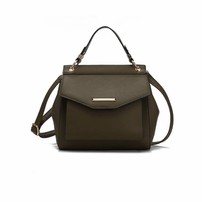 Mkfcollection Vida Shoulder Bag Vegan Leather Designer Handbag