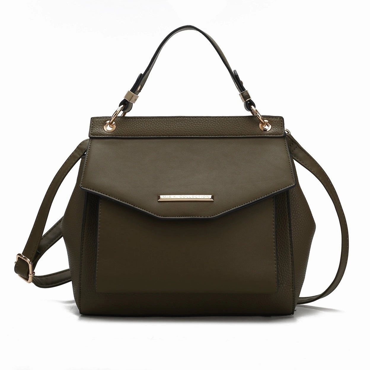 Mkfcollection Vida Shoulder Bag Vegan Leather Designer Handbag