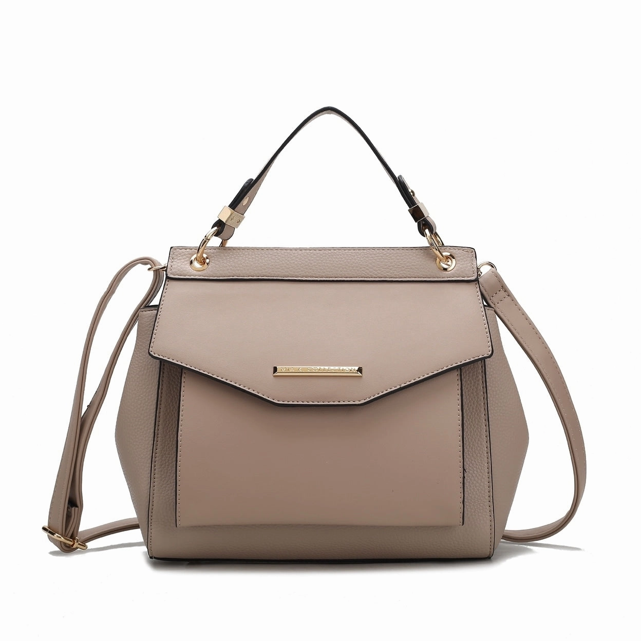 Mkfcollection Vida Shoulder Bag Vegan Leather Designer Handbag