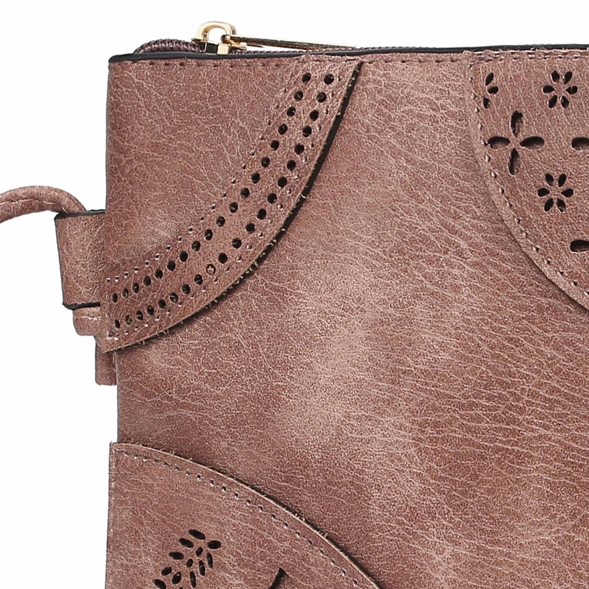 Mkfcollection Willow Crossbody Bag Vegan Leather Designer Handbag