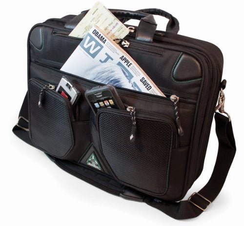 Mobile Edge Men'S Scanfast Checkpoint And Eco Friendly Briefcase- 16-Inch Pc/17-Inch Macbook