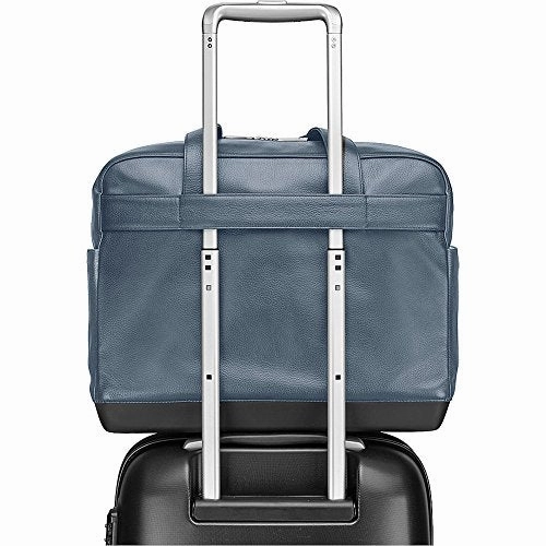 Moleskine Classic Leather Briefcase (Moss Green)