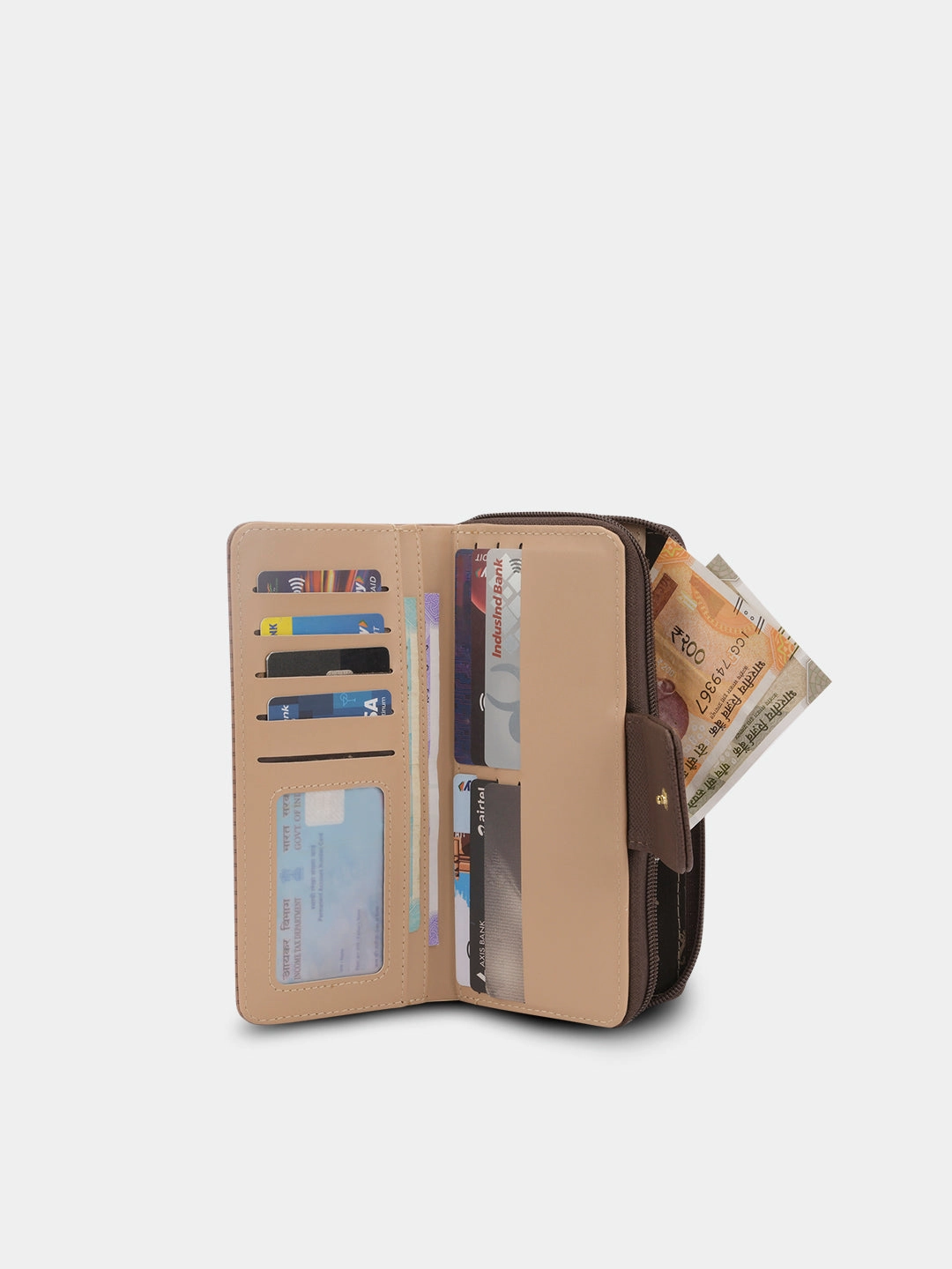 Mono Mia25 Large Bifold Zip Wallet