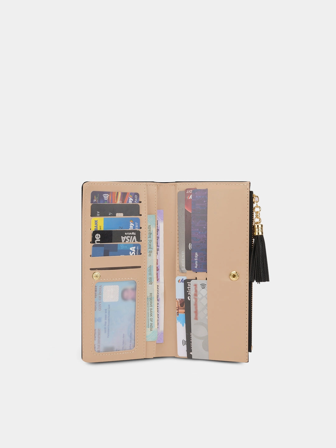 Mono Safain25 Large Bifold Zip Wallet