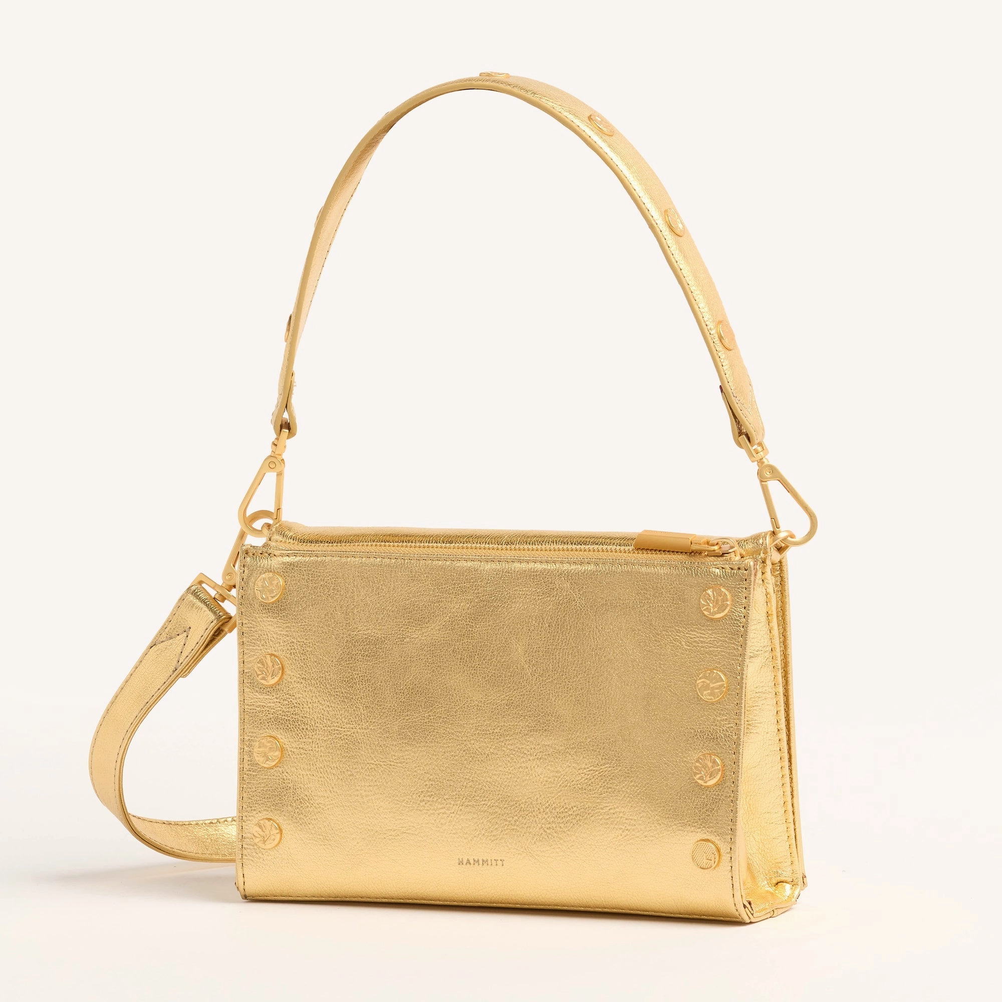 Montana Clutch | Gala Gold/Brushed Gold Hammered | Sml