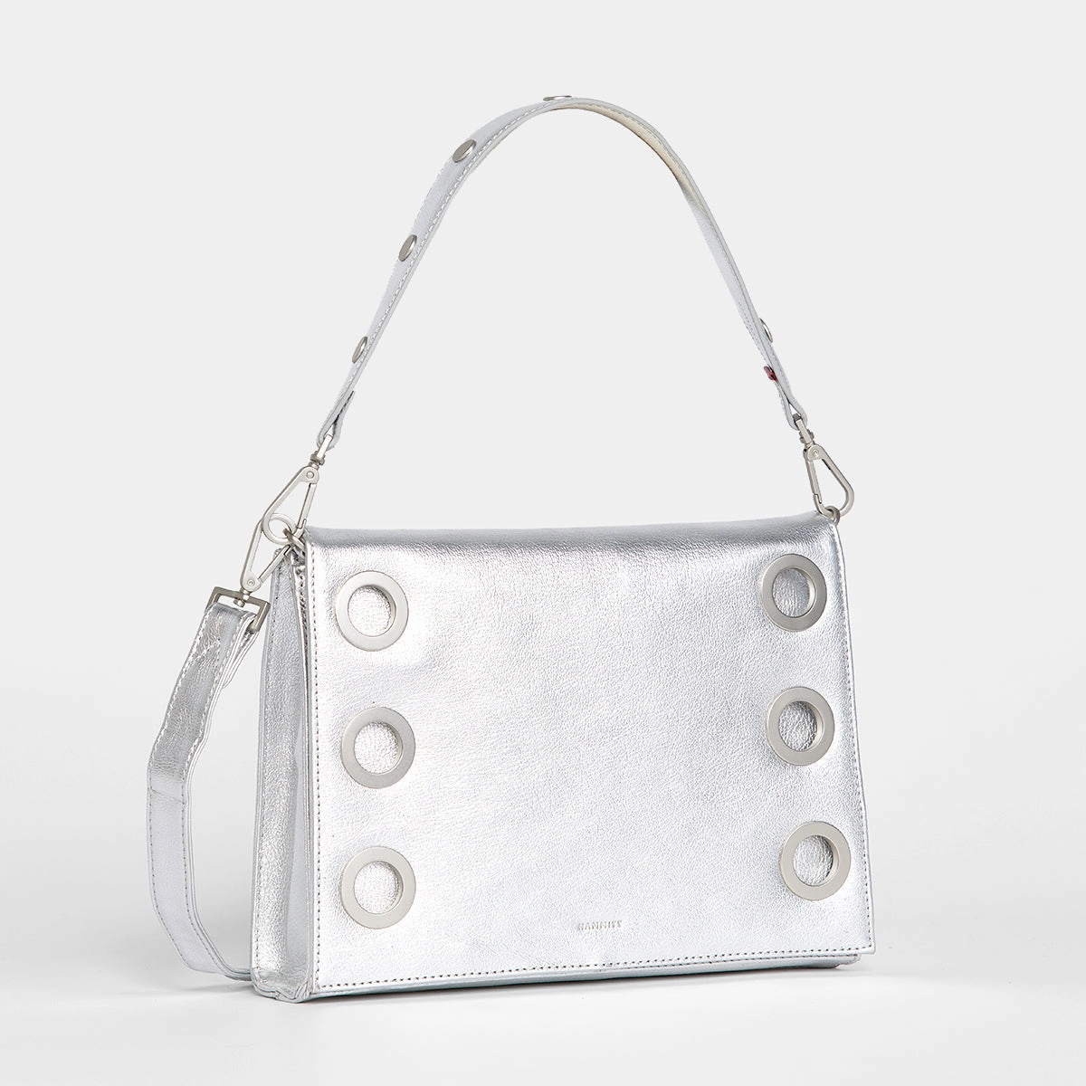 Montana Clutch | Sidewalk Silver/Brushed Silver | Lrg