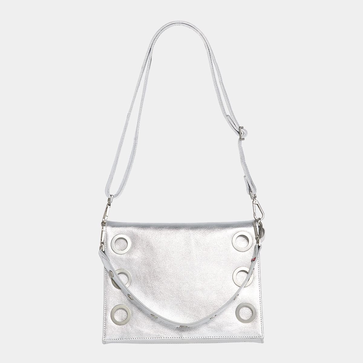 Montana Clutch | Sidewalk Silver/Brushed Silver | Lrg