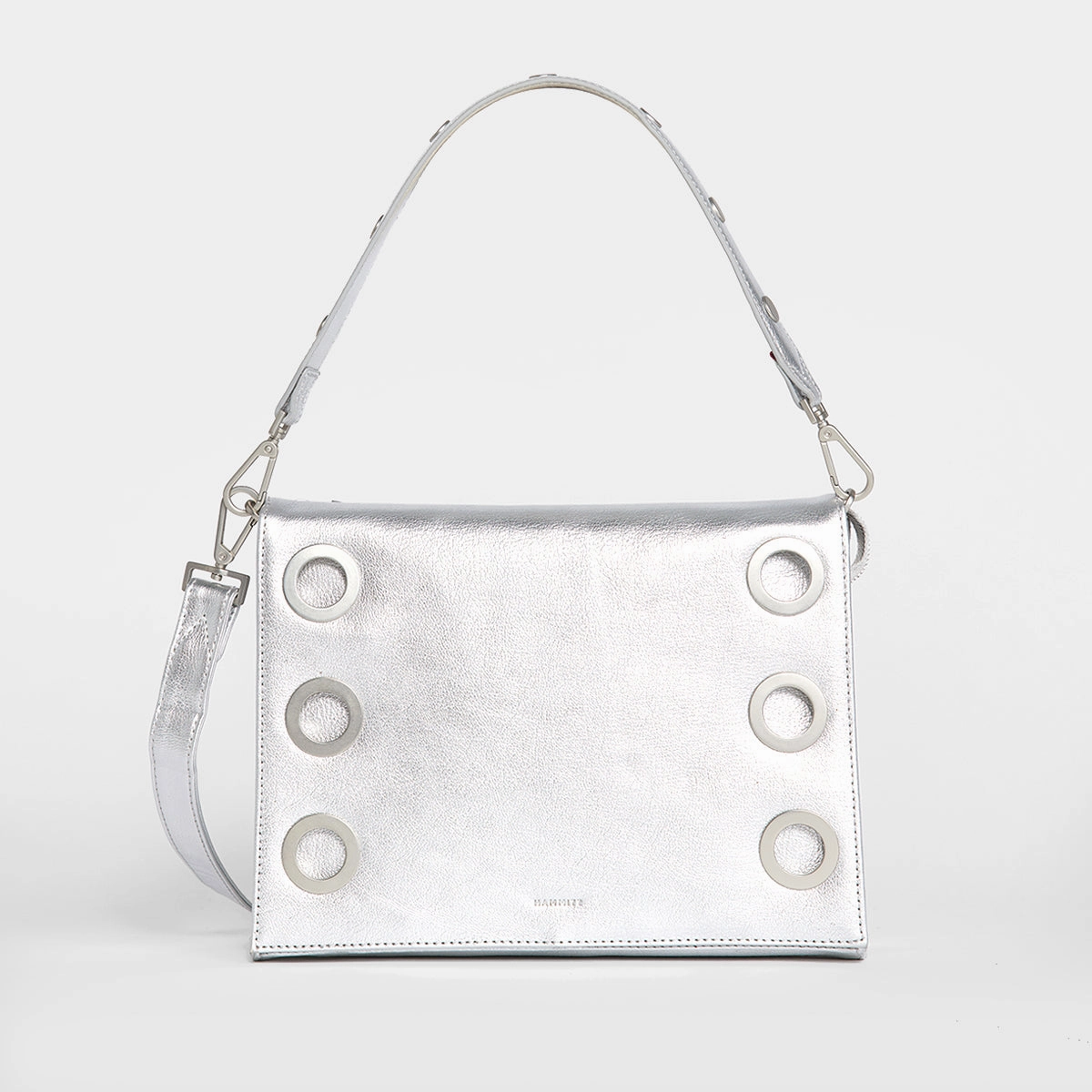 Montana Clutch | Sidewalk Silver/Brushed Silver | Lrg