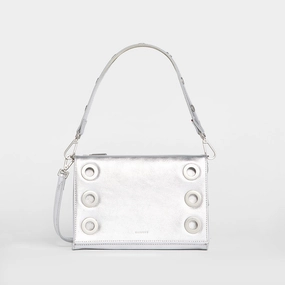 Montana Clutch | Sidewalk Silver/Brushed Silver | Sml