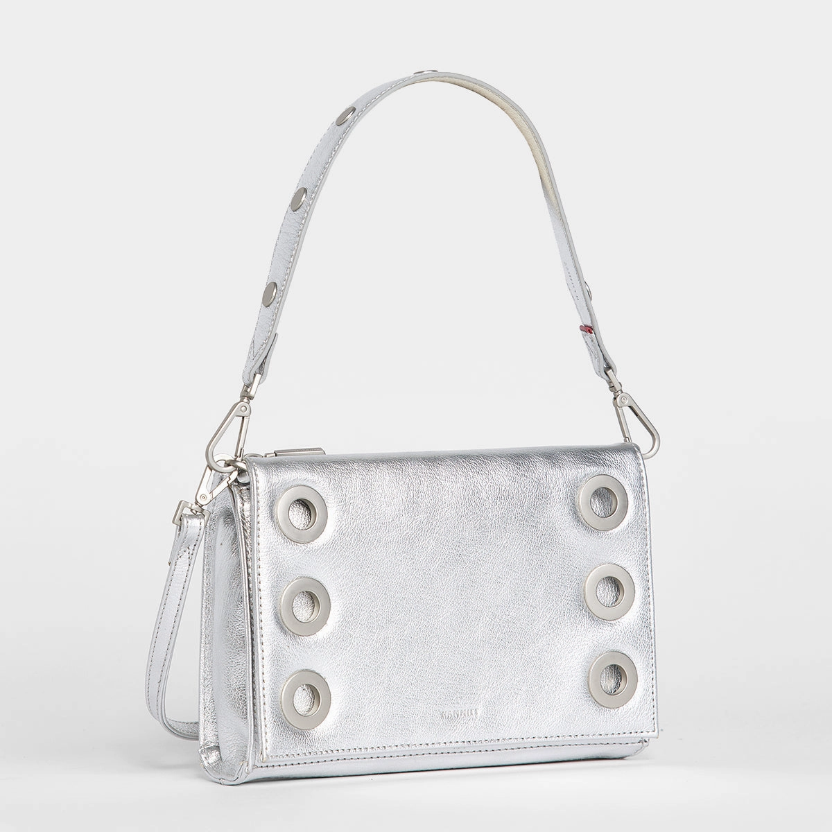 Montana Clutch | Sidewalk Silver/Brushed Silver | Sml