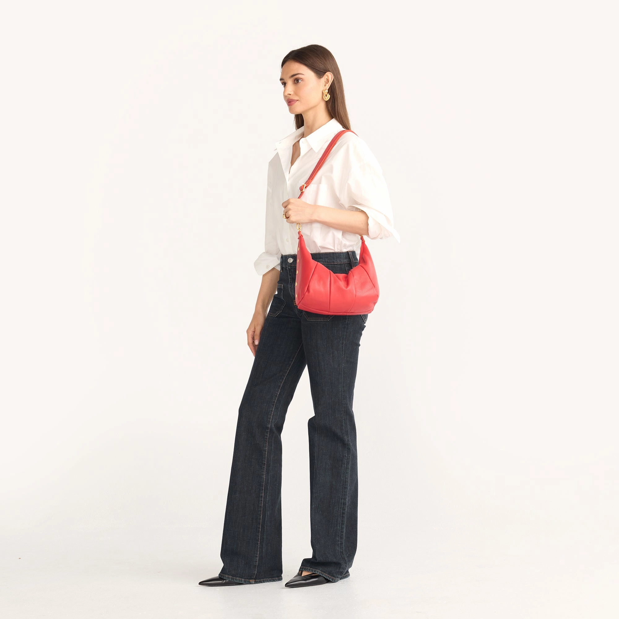 Morgan | Poppy Red/Brushed Gold