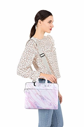 MOSISO Laptop Shoulder Bag Compatible 15-15.6 Inch MacBook Pro/Dell HP Acer