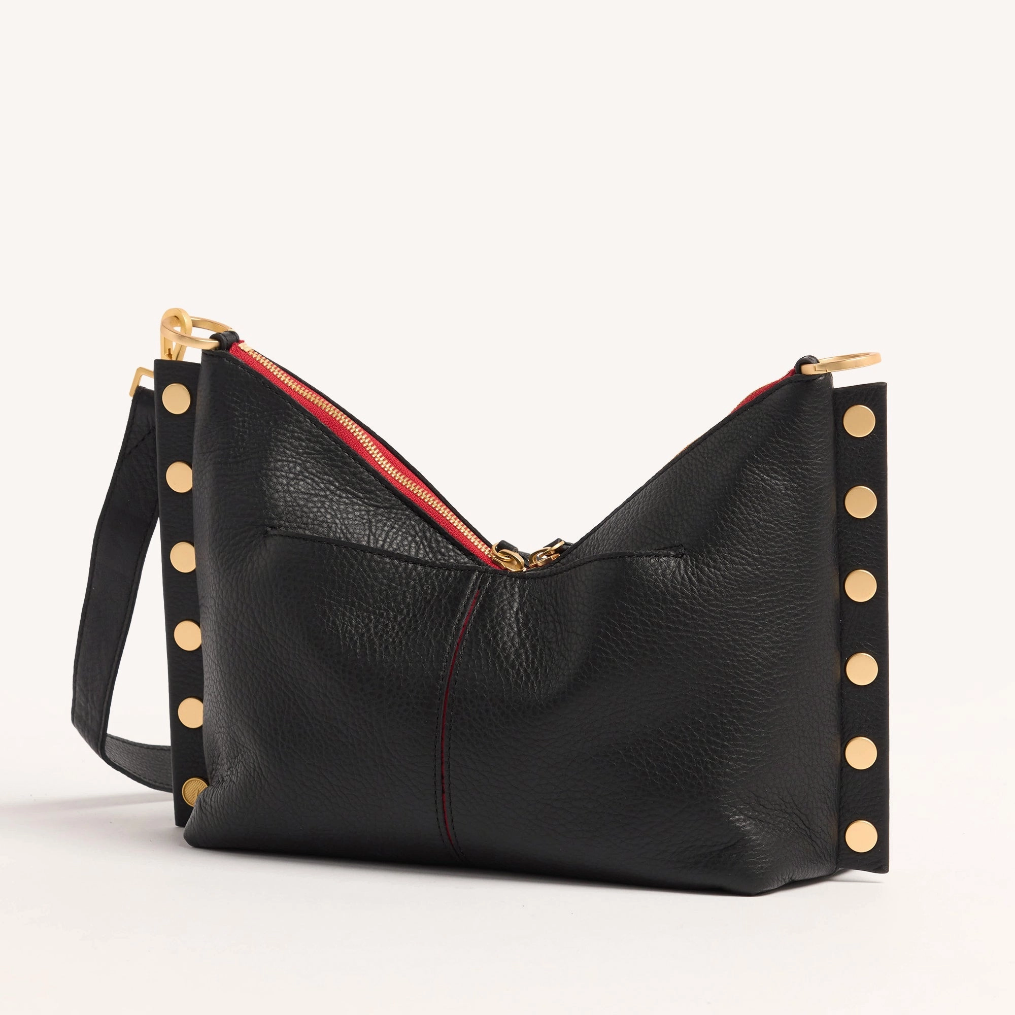 Mr. G | Black/Brushed Gold Red Zip | Med