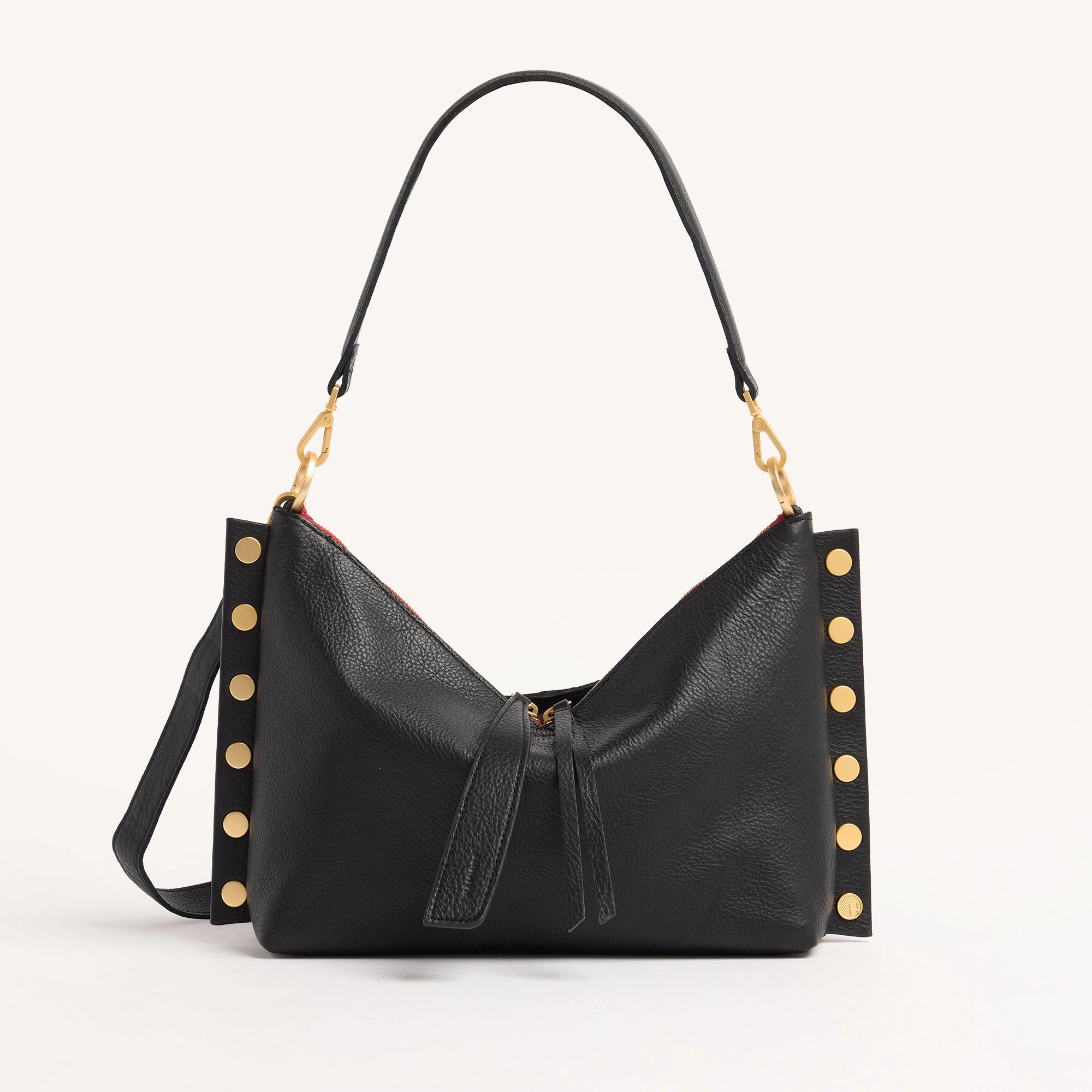 Mr. G | Black/Brushed Gold Red Zip | Med