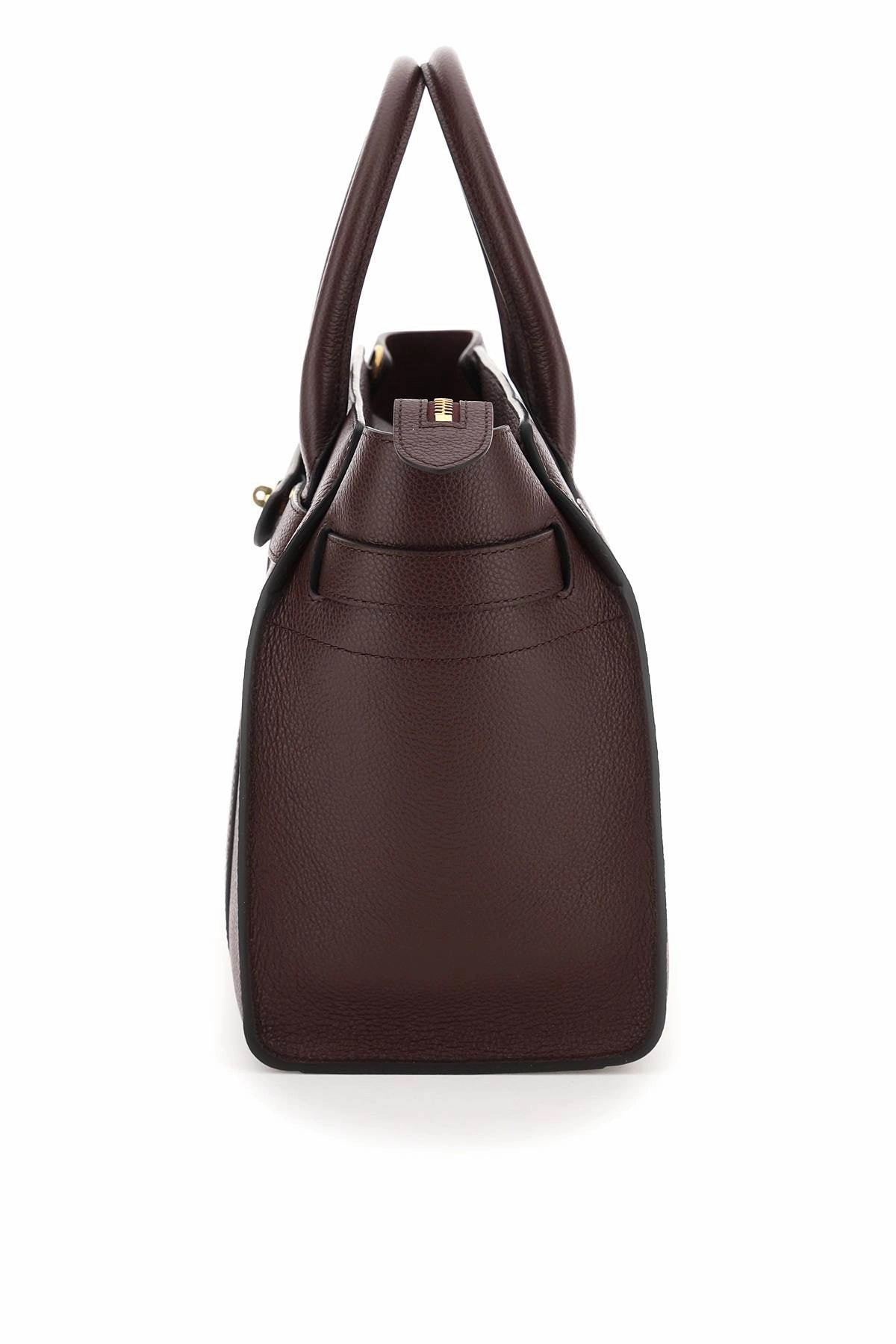 Mulberry grained leather small zipped bayswater bag