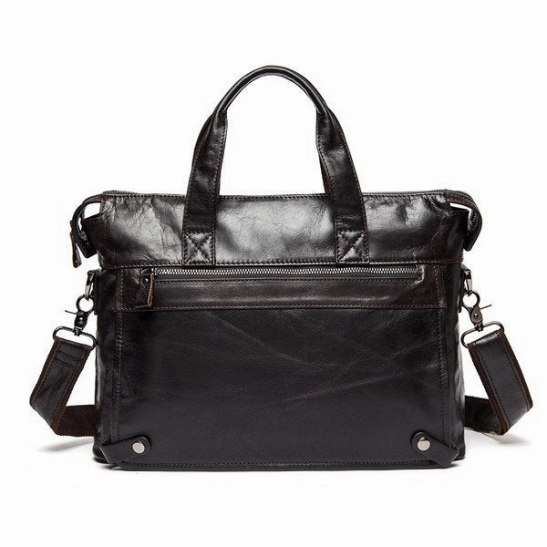 Mva Genuine Leather Bag Business Men Bags Laptop Tote Briefcases Crossbody Bags Shoulder Handbag