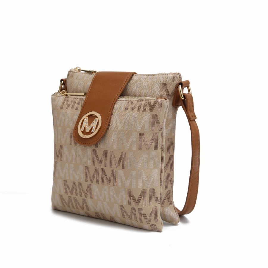 Nadien Milan M Signature Crossbody Handbag