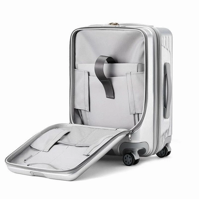New Hot Travel Suitcase ,Students Cabin Rolling Luggage With Laptop Bag,Women Trolley Travel Bag
