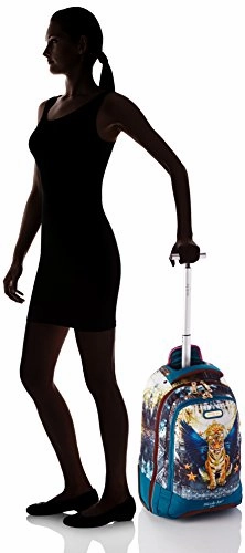 Nicole Lee Leona 21 Inch Rolling Backpack with Laptop Compartment, Guardian King