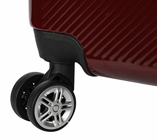Nicole Miller New York Ria Collection Hardside 28" Luggage Spinner (28 in, Ria Burgundy)