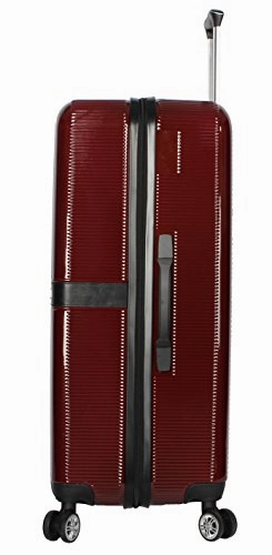 Nicole Miller New York Ria Collection Hardside 28" Luggage Spinner (28 in, Ria Burgundy)