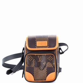Nigo Amazone Messenger Bag Limited Edition Giant Damier and Monogram Canvas Nano