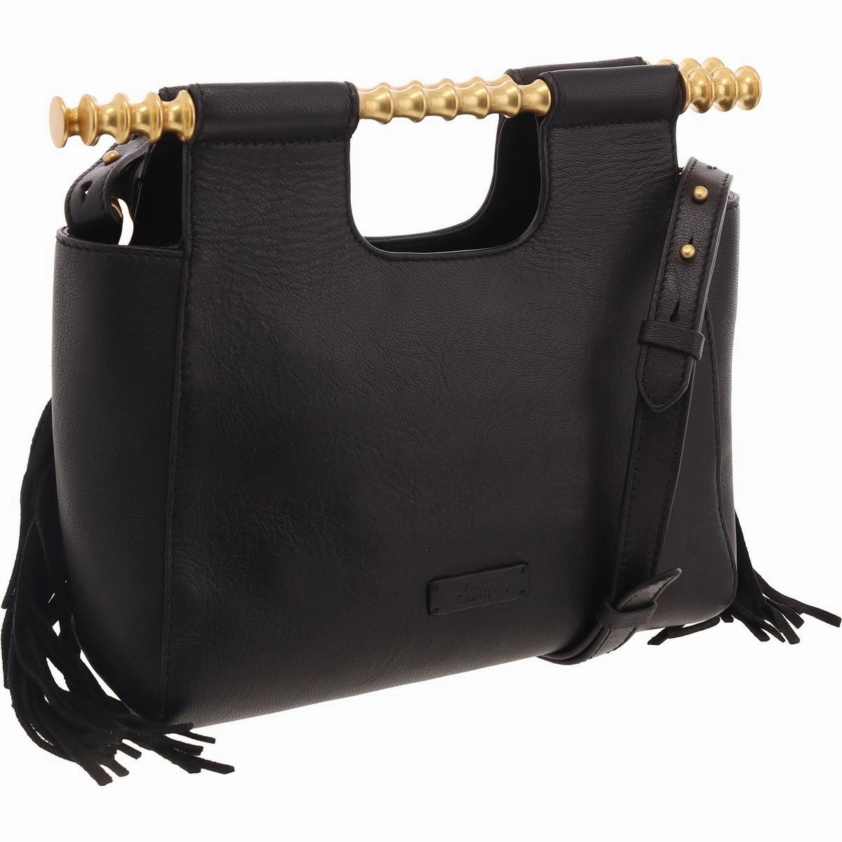 Noemy Womens Fringe Leather Satchel Handbag