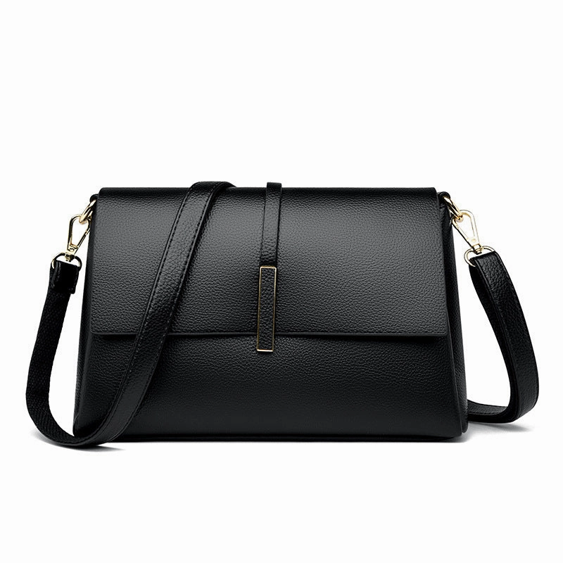 Noir Edge Luxe Crossbody Bag