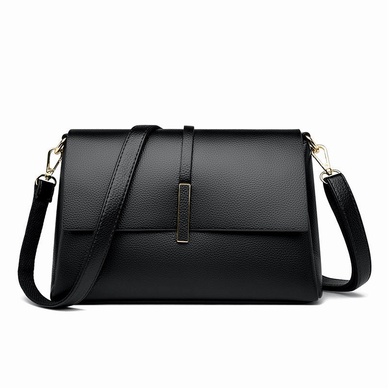 Noir Edge Luxe Crossbody Bag