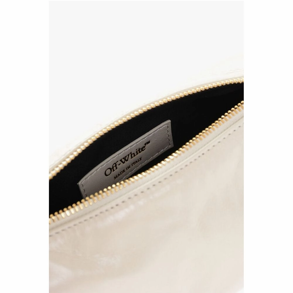 Off-White Leather TORPEDO Mini Bag with Golden Logo