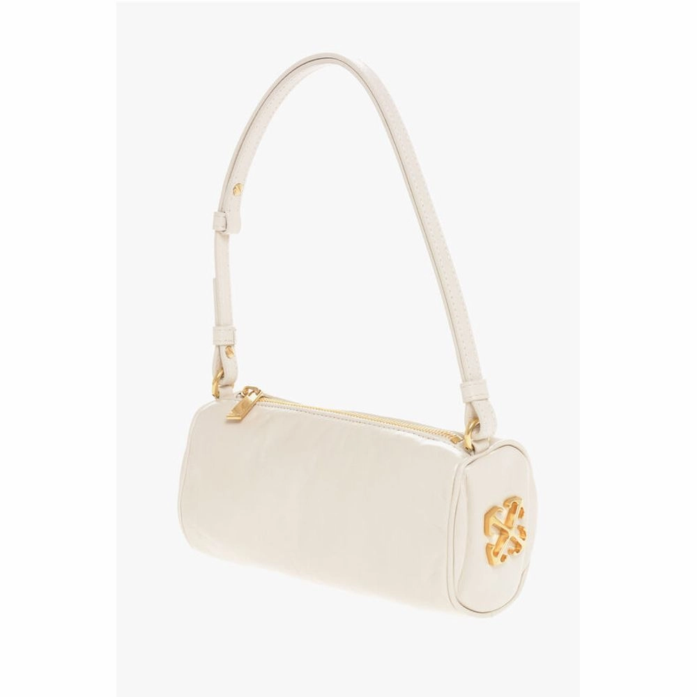 Off-White Leather TORPEDO Mini Bag with Golden Logo