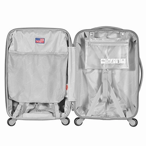 Olympia Denmark 3 Piece Luggage Set, Navy