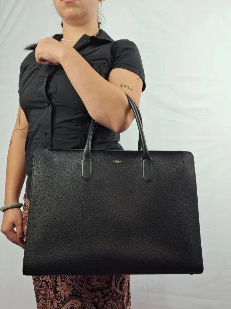 Oroton Essential 2x Piece Worker Briefcase Bag