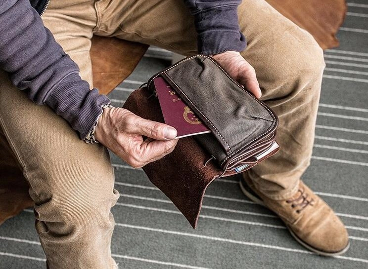 Passport Travel Wallet Cool Travel Wallet Leather Clutch Wallet Purse Mens Travel Wallet