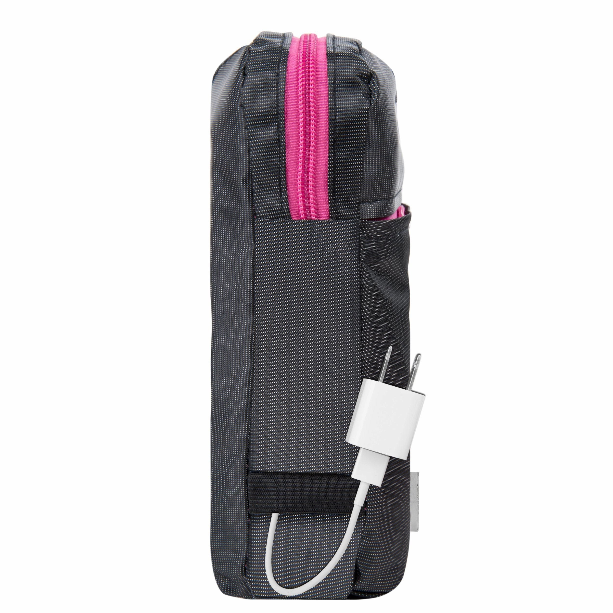 Pink Slim 13.3 inch Laptop Messenger Bag for Google PixelBook Go, Pixel Slate, Pixel Book