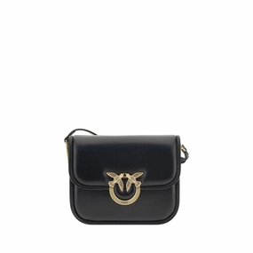 PINKO Love Leather Shoulder Bag