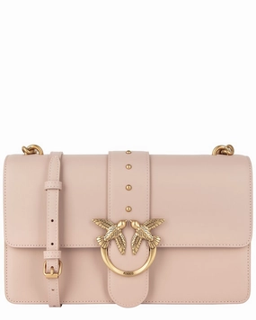 PINKO Love One Simply Leather Crossbody