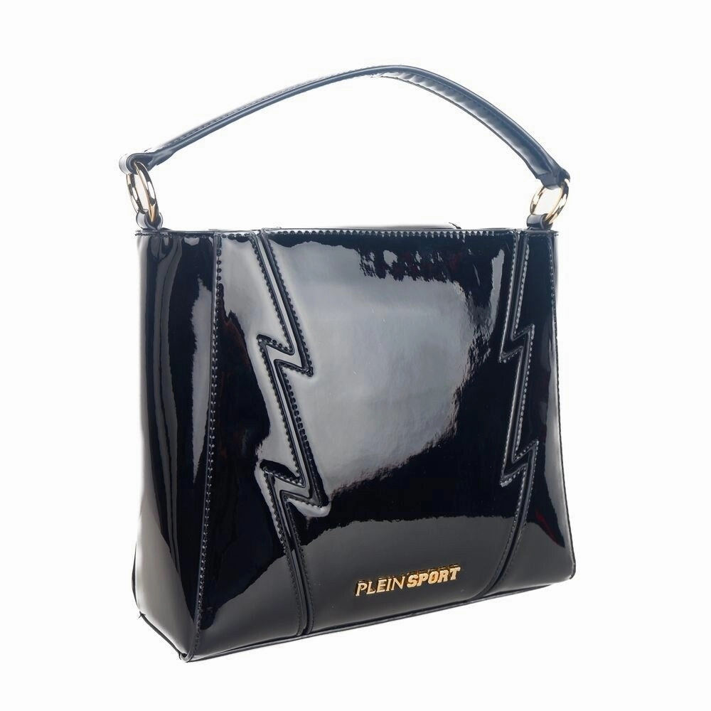 Plein Sport Sleek Patent Effect Crossbody Women's Bag
