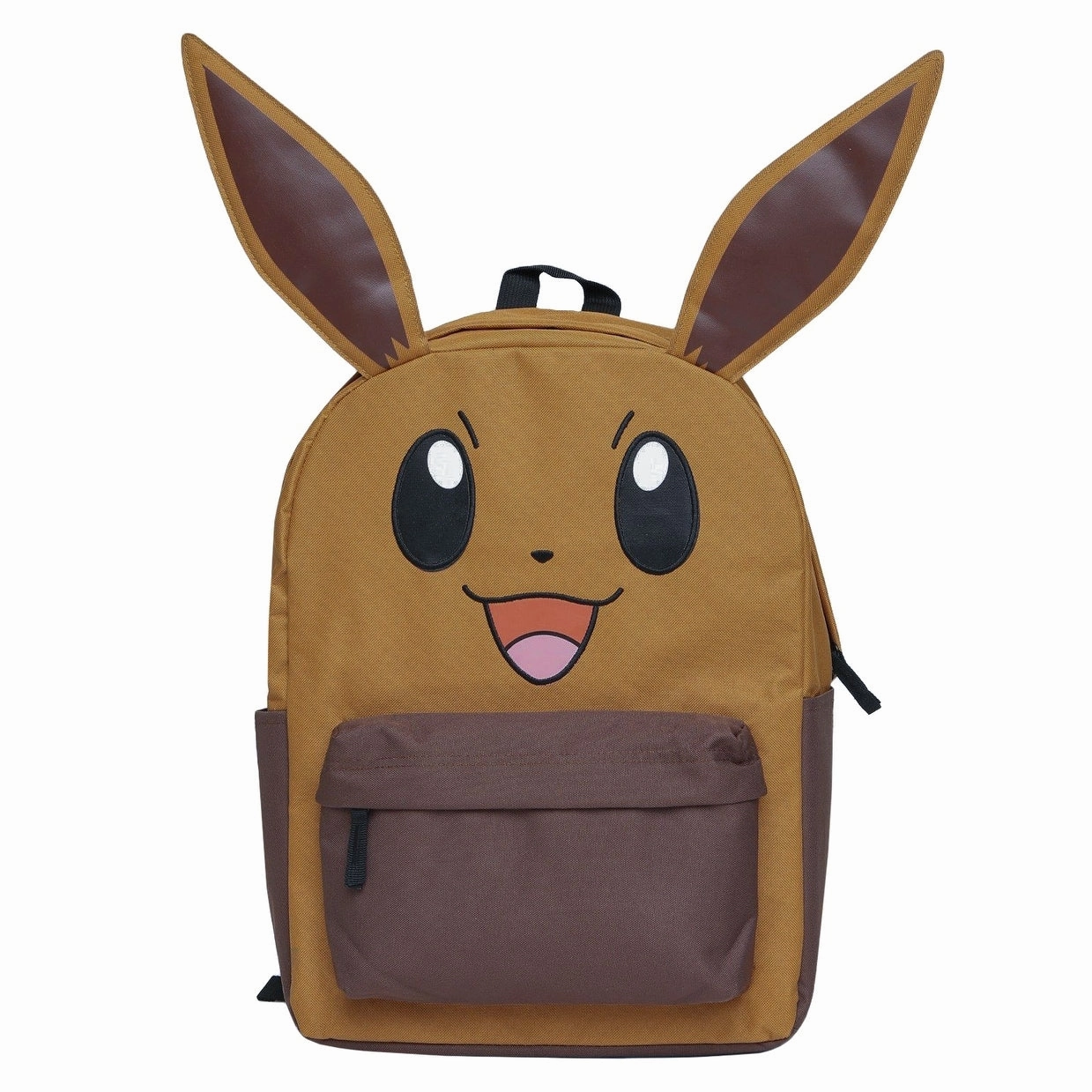 Pokemon Eevee 3D Ears And Embroidered Face Laptop Travel Backpack For Women Men