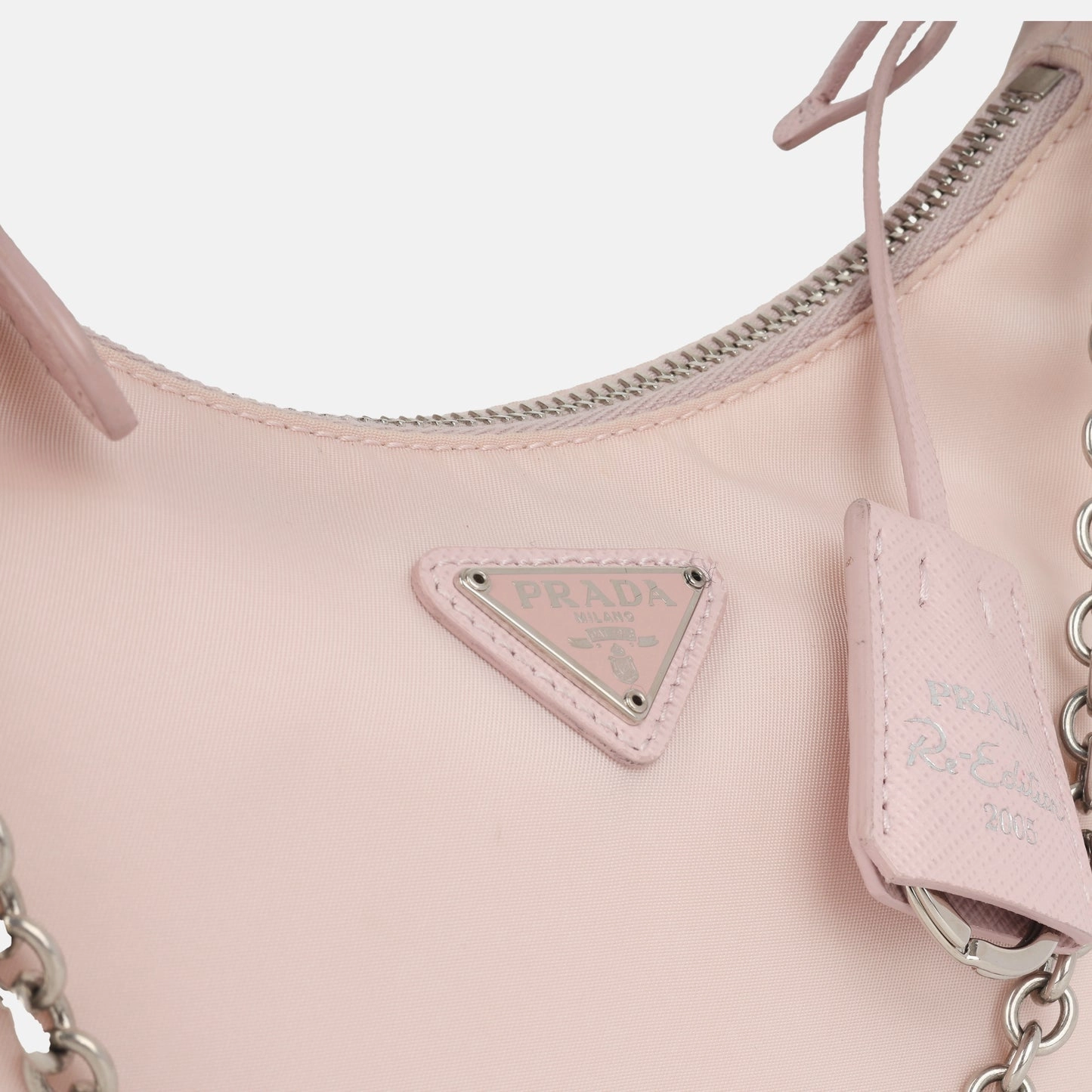 Prada - Re-Edition 2005 - Alabaster Pink Re-Nylon SHW - Pre-Loved