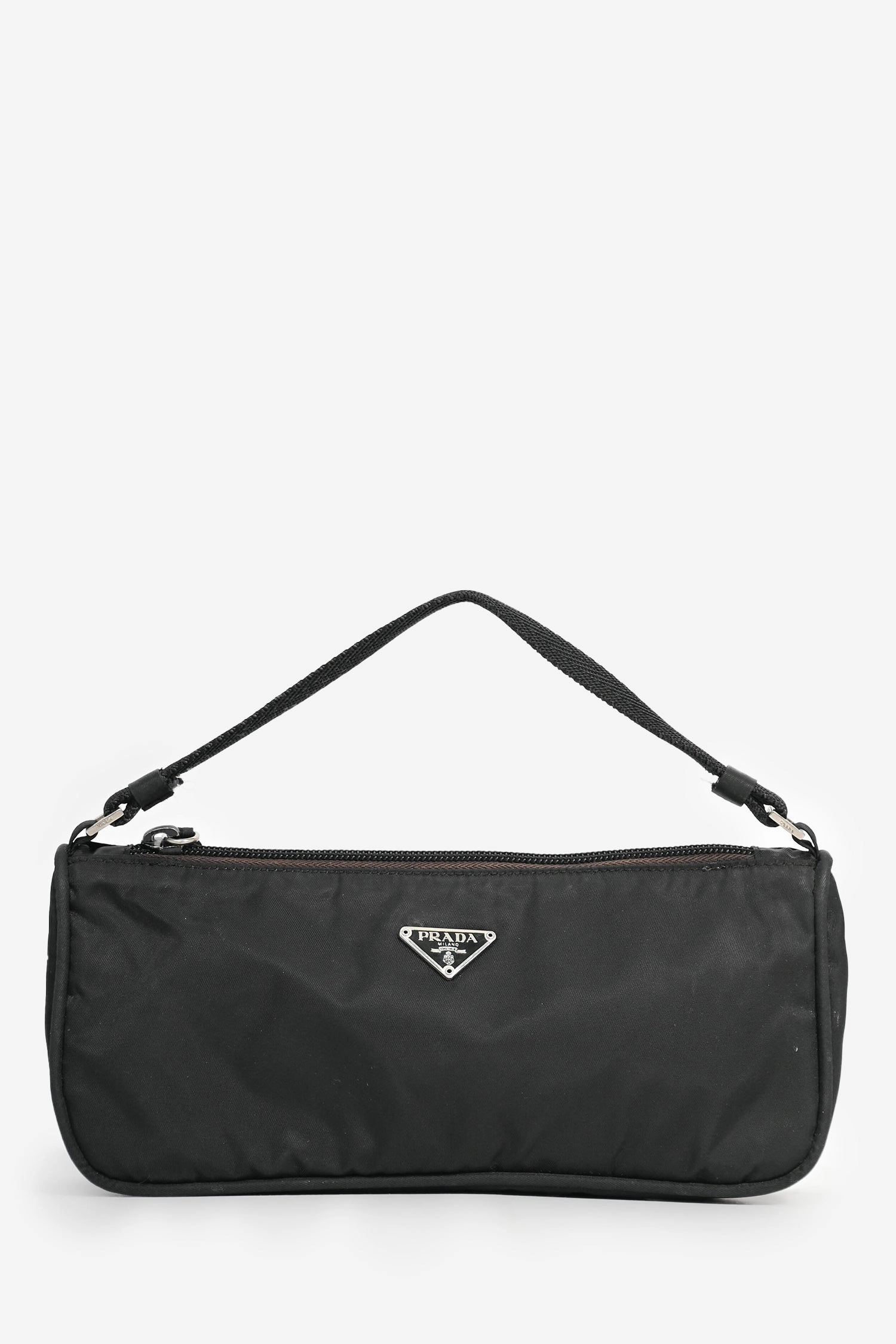 Prada Black Nylon Vintage Pochette (As Is)