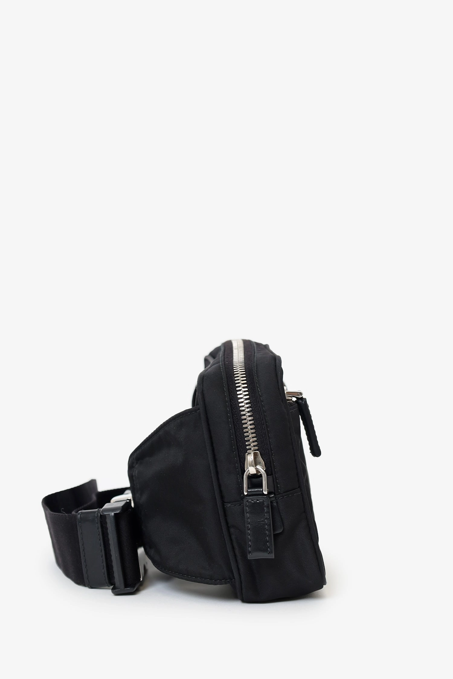 Prada Black Re-Nylon Belt Bag