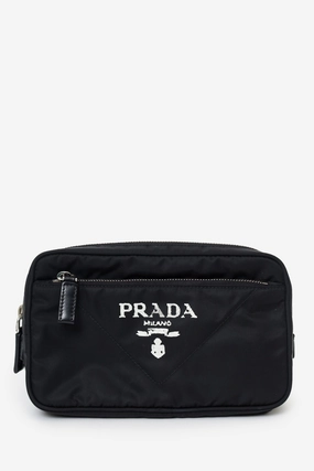 Prada Black Re-Nylon Belt Bag