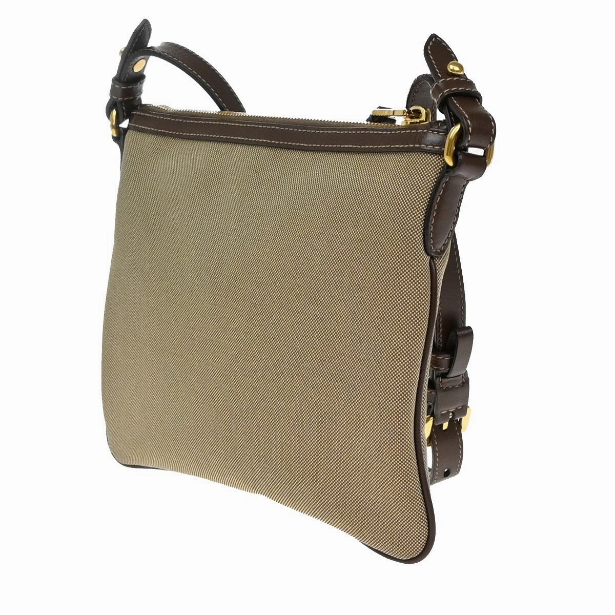 Prada Canapa Canvas Shoulder Bag (Pre-Owned)